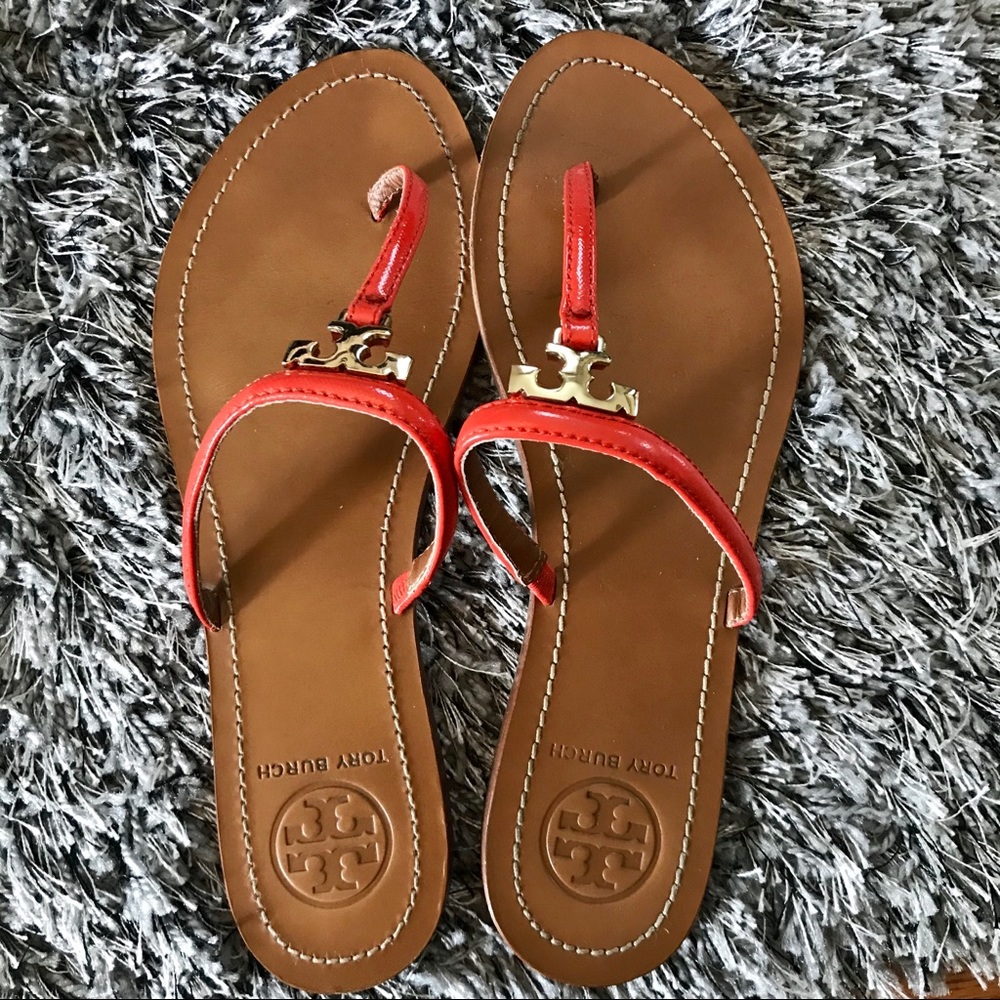 Tory Burch Leather Thong Sandals